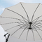 방풍 야외 매달리는 우산 3M 알루미늄 막대기 스틸 리브